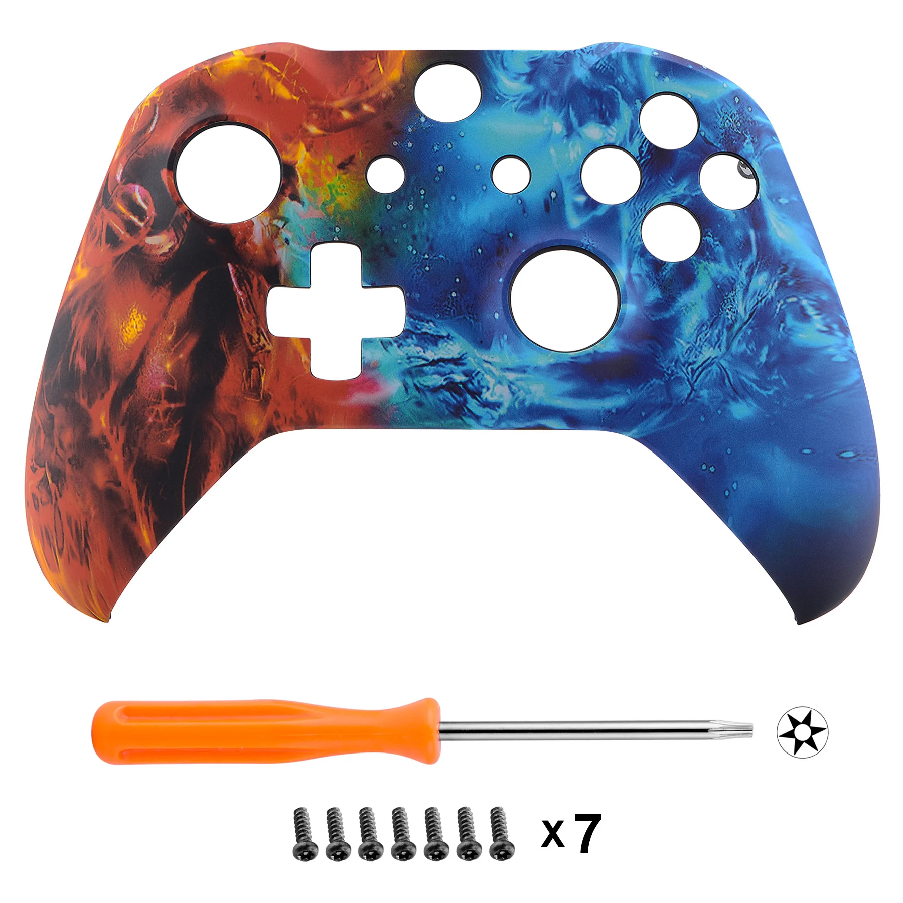 Чехол-накладка с рисунком экстремальной конфликтной души, сменная часть для контроллера Xbox One X и One S (модель 1708)