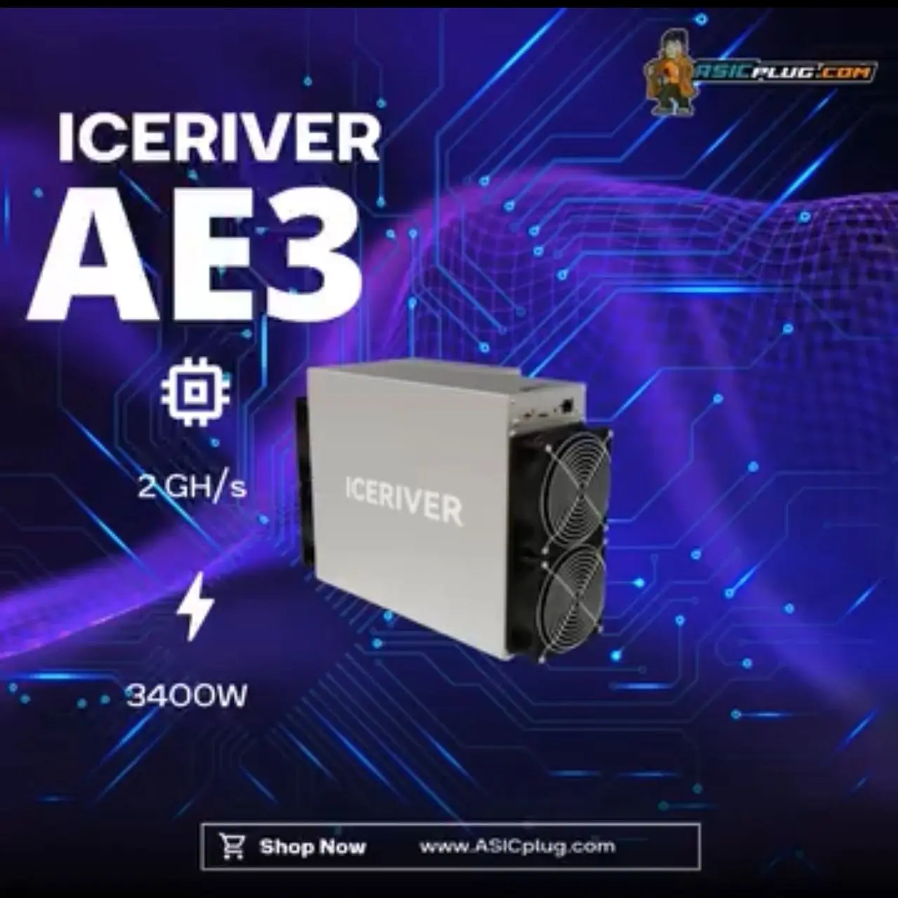 

ЛУЧШАЯ СДЕЛКА: КУПИТЕ 2, ПОЛУЧИТЕ 1 БЕСПЛАТНО. IceRiver AE3 2Gh/S 3400W — Мощнейший майнер для монет ALEO с алгоритмом ZkSNARK.