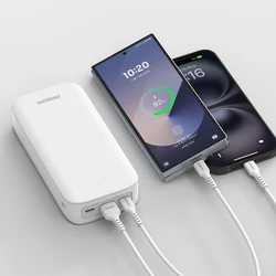 라운드핏 듀얼 보조배터리 20000mAh+(C타입 케이블 포함)