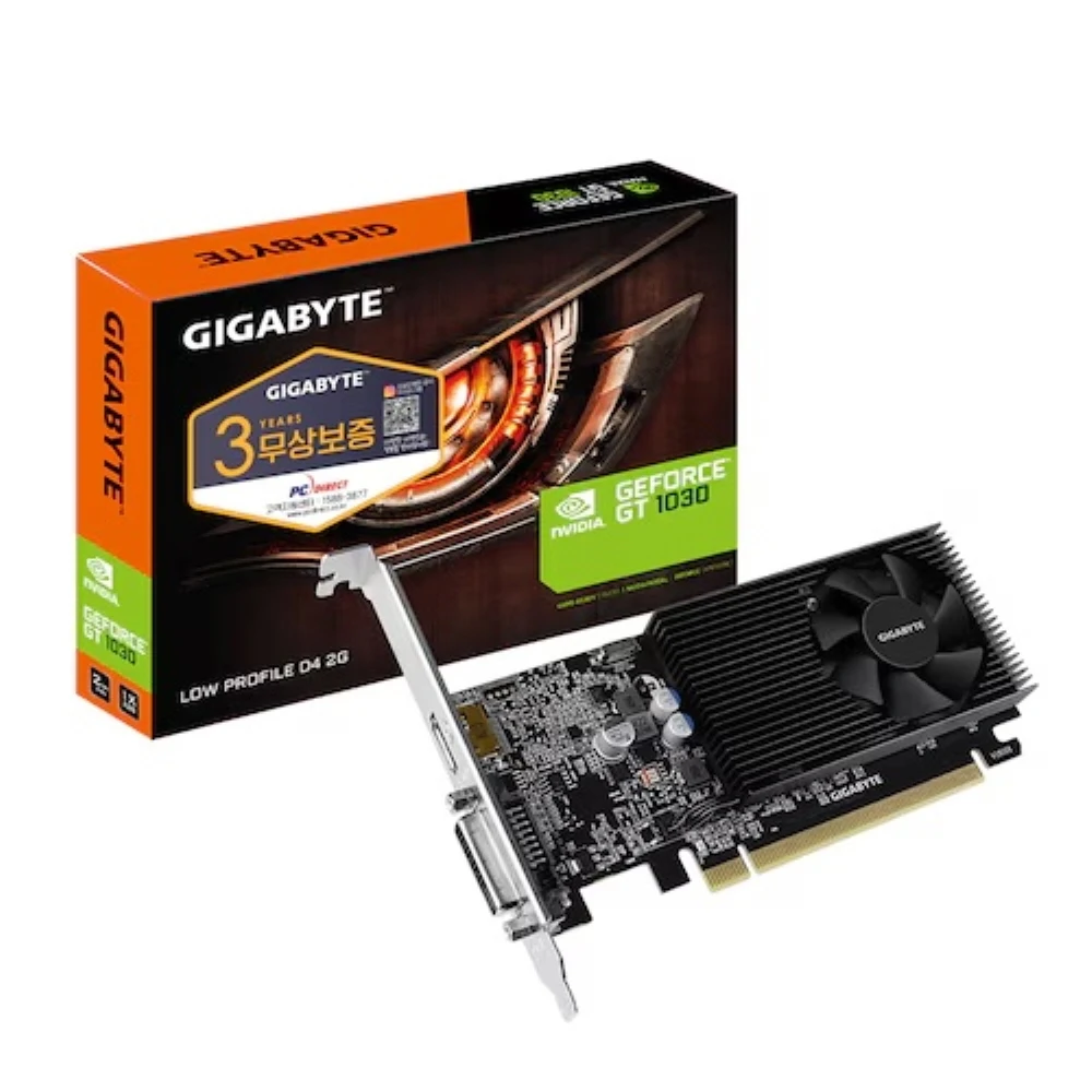 Gigabyte GIGABYTE GIForce GT1030 UD2 D4 2GB Mini MiPi Direct VGA Graphics Card Domestic distribution Original