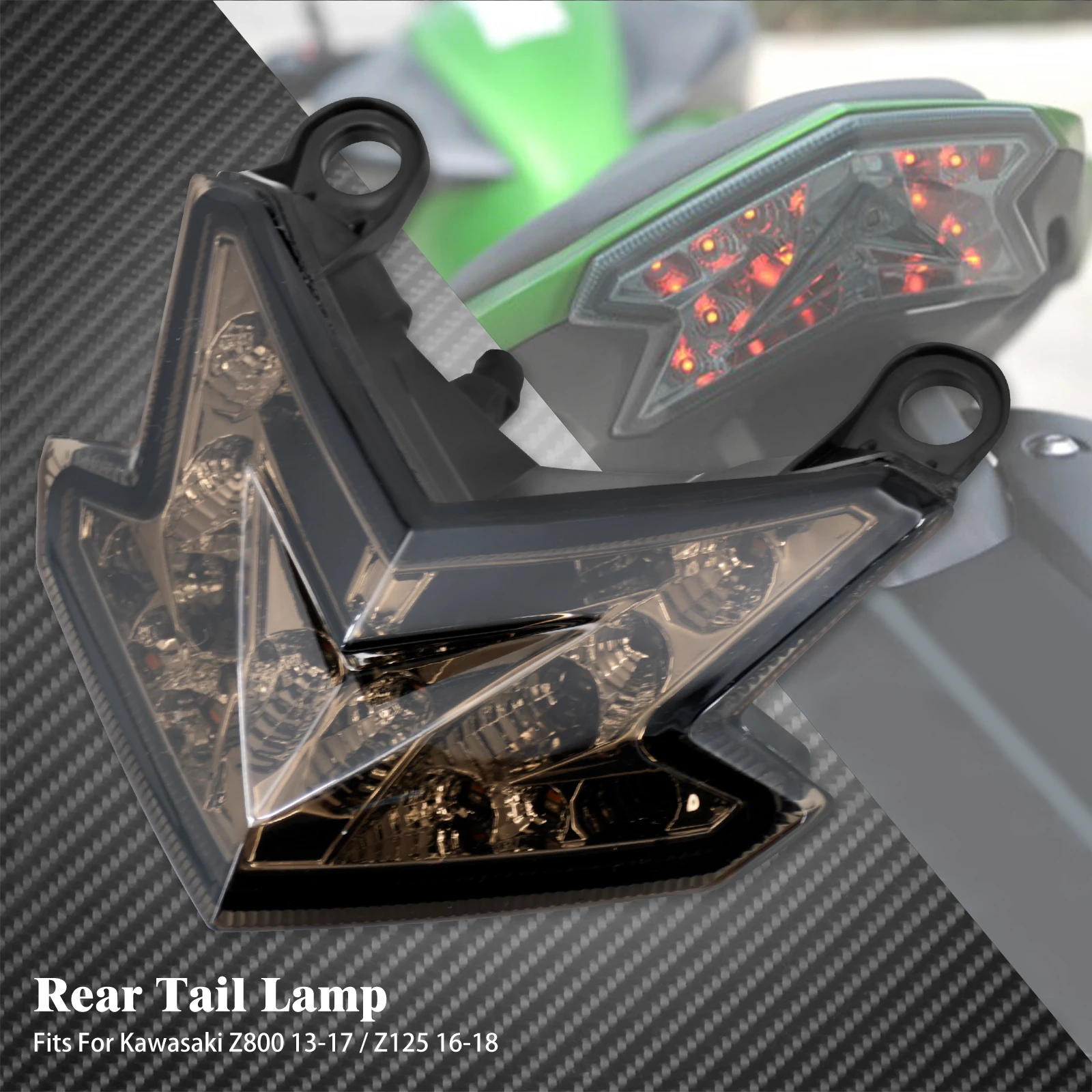 Motorcycle LED Brake Turn Signal Rear Tail Light Indicator Running