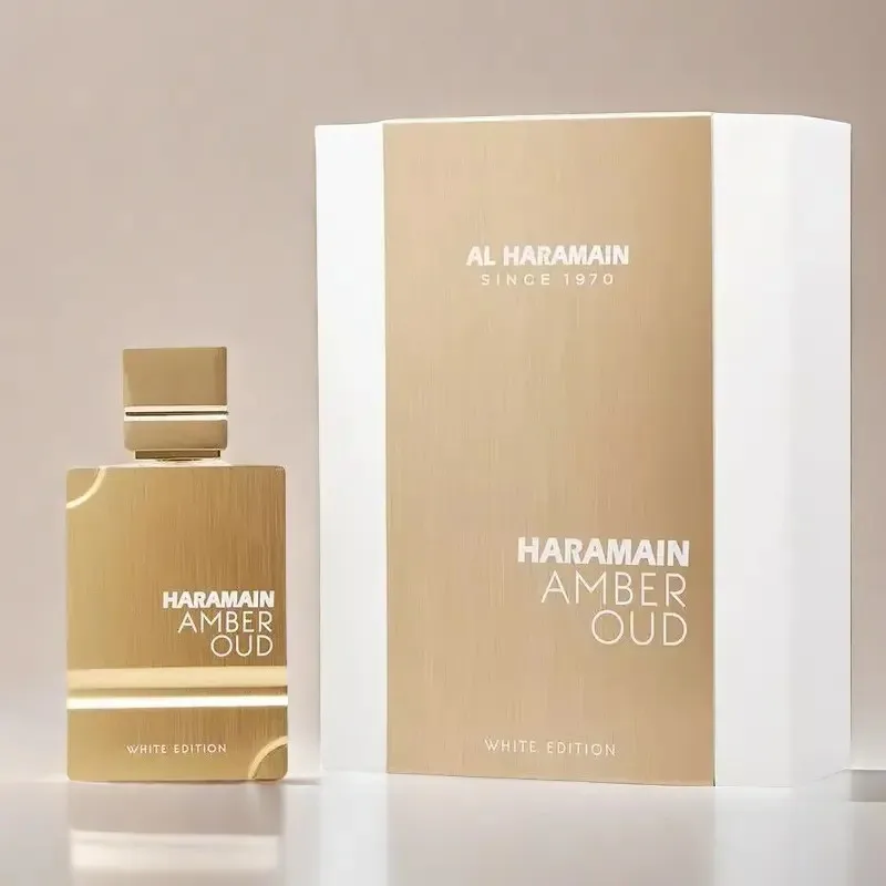 Al Haramain Amber Oud Gold Edition Eau de Parfum Unisex, fragancia amaderada rica y duradera.