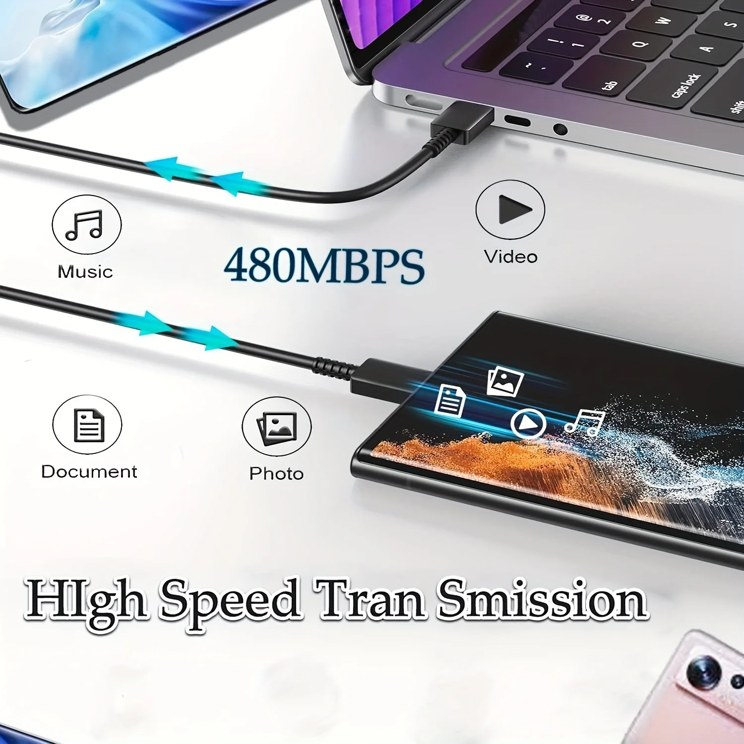 PD 45 واط USB C شاحن سريع عالي السرعة شحن الهاتف الخليوي الجدار محول لسامسونج غالاكسي S24 S23 الترا ملاحظة آيفون 15 شاومي 14