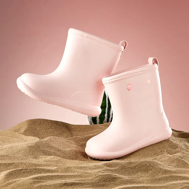 Bottes de pluie imperméables pour enfants, chaussures d'eau mignonnes, joyeux Mario, extérieur, garçons et filles