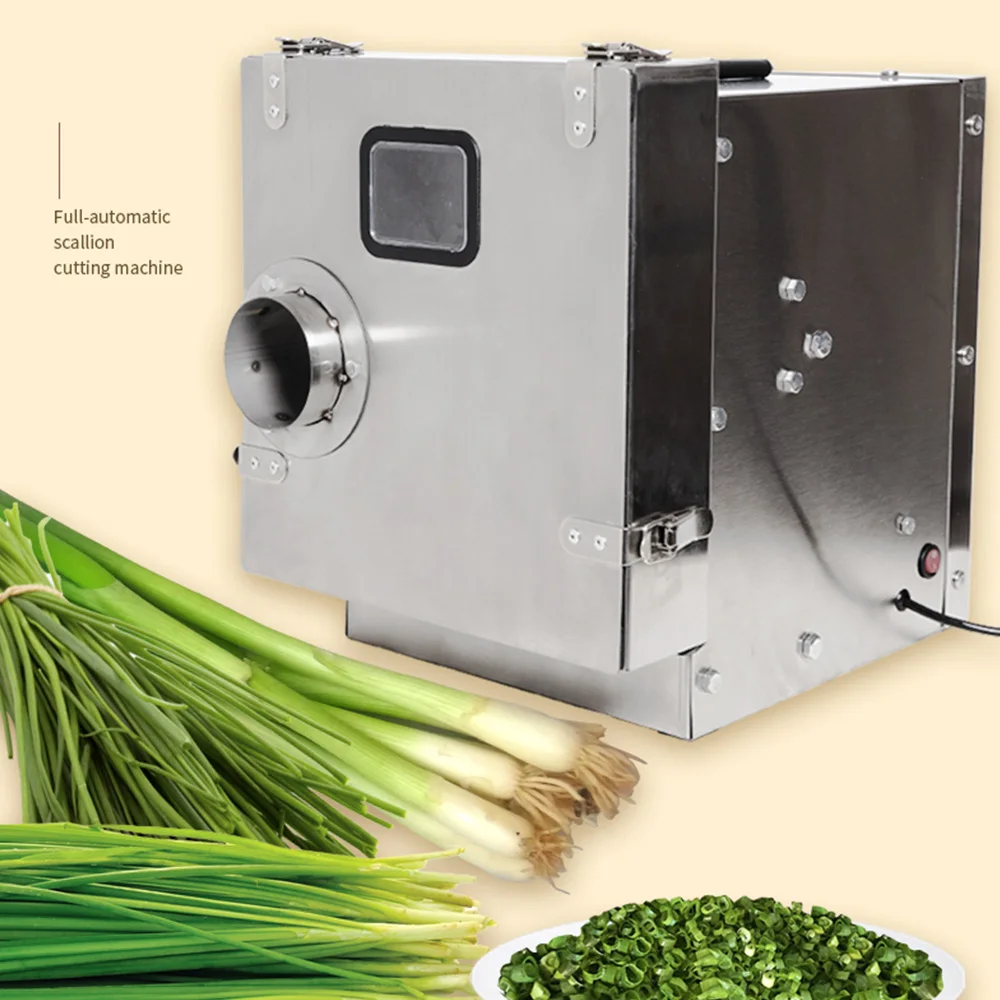 

Stainless steel commercial electric onion cutting machine fully automatic vegetable cutting machine