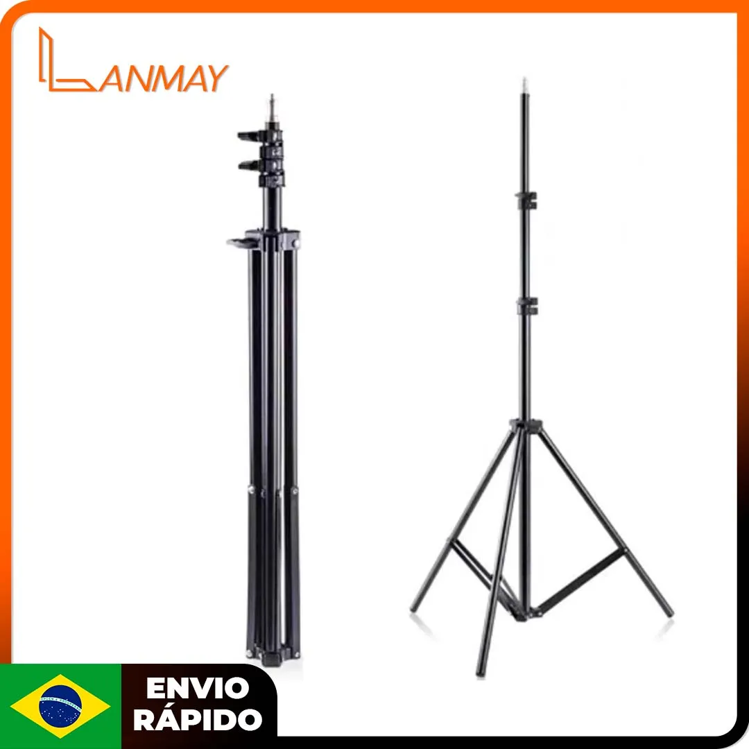 Lanmay Production Tripod 2 Meters Height For Ring Light, Mobile Phone, Camera, Lighting Fast Delivery