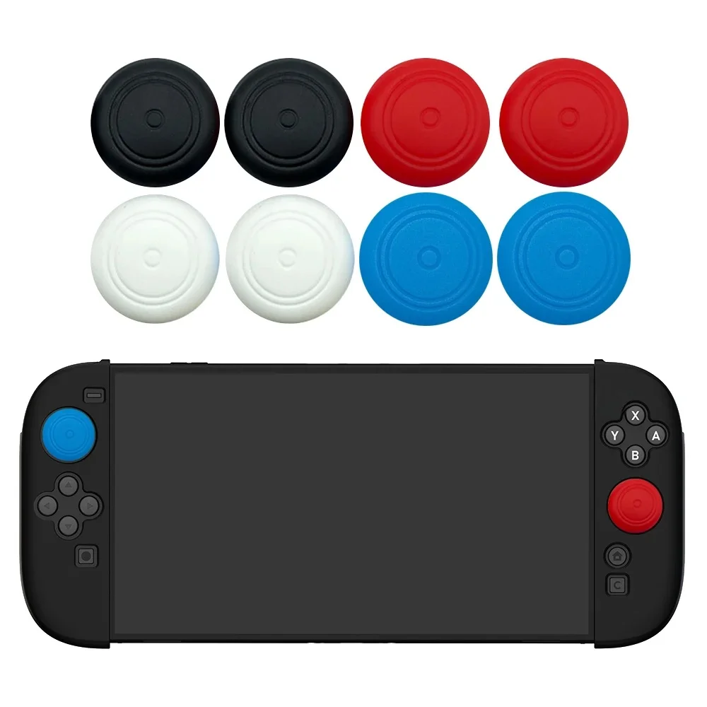 Capuchon en Silicone peau de caoutchouc poignées de manette couvercle de Joystick pour Nintendo Switch 2nd 2025 bâton de pouce NS2 Switch 2 accessoires de jeu