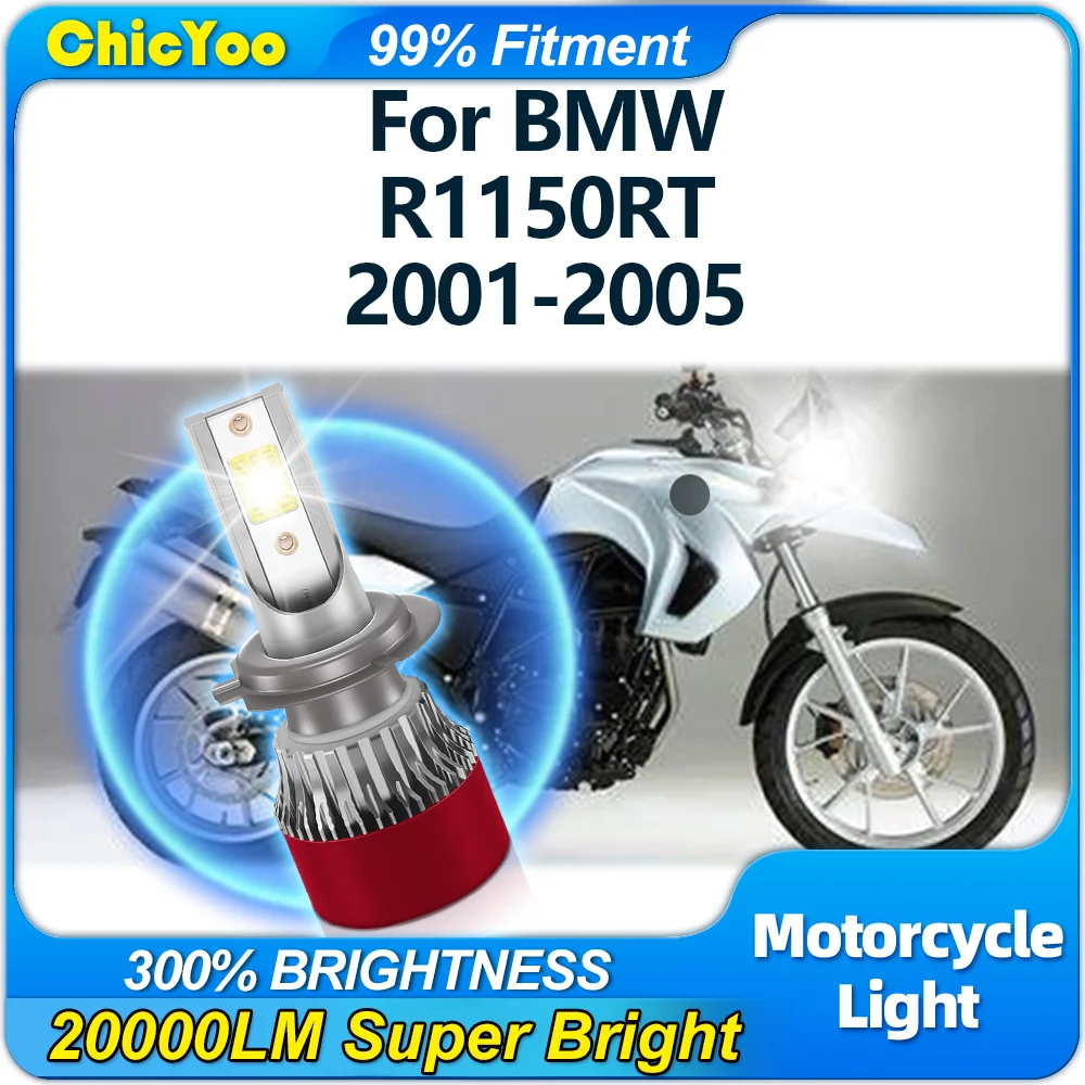 

1Pc 20000LM H7 LED Motorcycle Headlight Bulb Super Bright 6000K Moto Front Lamp 12V For BMW R1150RT 2001 2002 2003 2004 2005