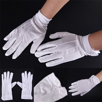 Fashion Design 1Pair White Formal Gloves White Honor Guard Parade Santa Women Men Inspection