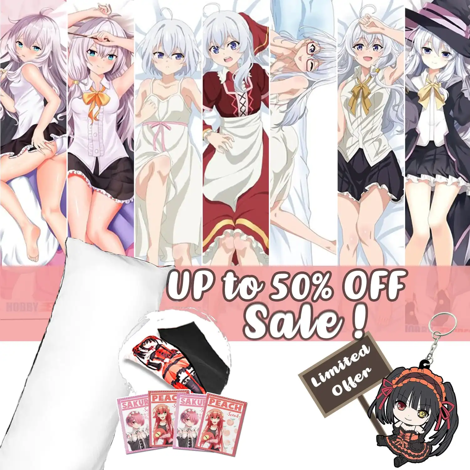 Hobby Express Anime Dakimakura japoński Otaku Waifu naturalnej wielkości poszewka z postacią do przytulania obudowała Honkai Impact 3rd