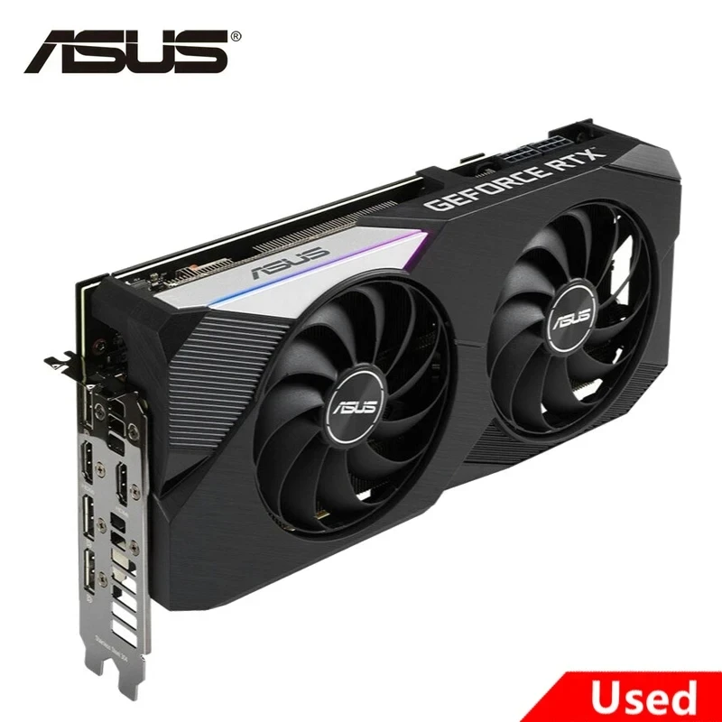 Kartu Grafis ASUS RTX 2024 8GB GDDR6, kartu Video GPU RTX3070 8G PCI Express 3070 16X 4.0 digunakan