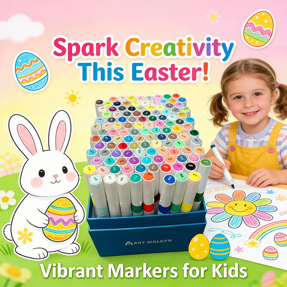 120 Farben Acryl-Marker-Set, Acryl-Marker mit Pinselspitze, professionelle Farbstifte für DIY-Gemälde, Kunstwerke, Kindergeschenk