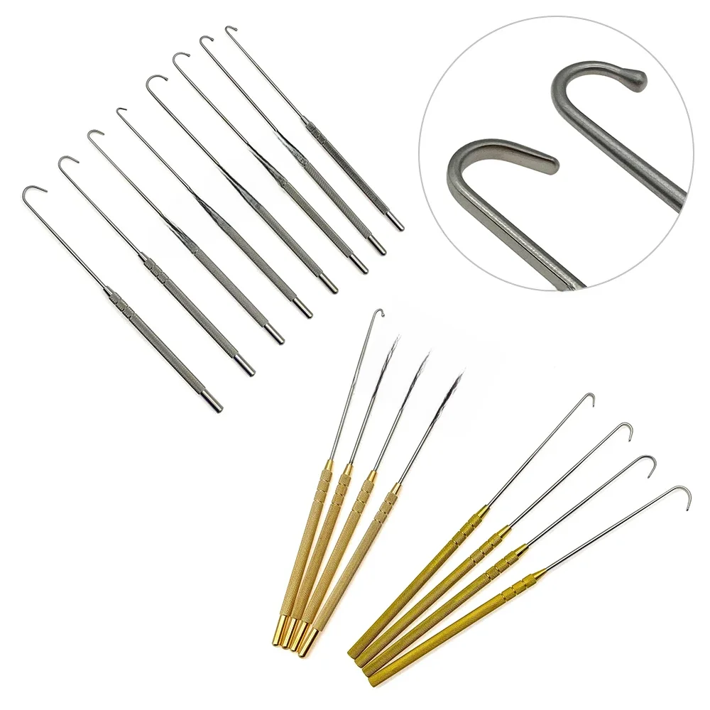 Haczyk macicy Zwierzęta Pies Kot Zapalenie jajnika Snook Hook 180mm Weterynaryjne instrumenty chirurgiczne — zdjęcie 2