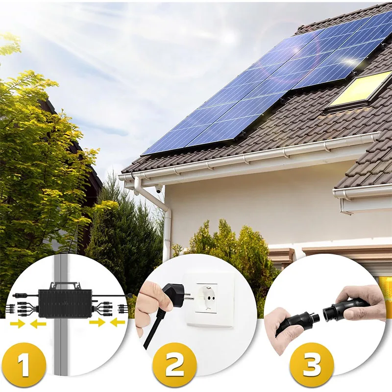 SUKFLOW SV500- PRO DC16-60V To AC190-270V On Grid Tie Micro Inverter 500W Solar Power Mini Inverter