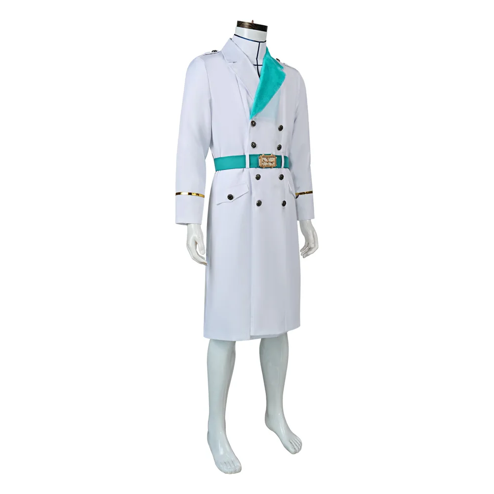 Bleach TYBW Jugram Haschwalth Cosplay Costume Anime Quincy Uniform White Cloak Cape Halloween Carnival Adult Outfit view 3