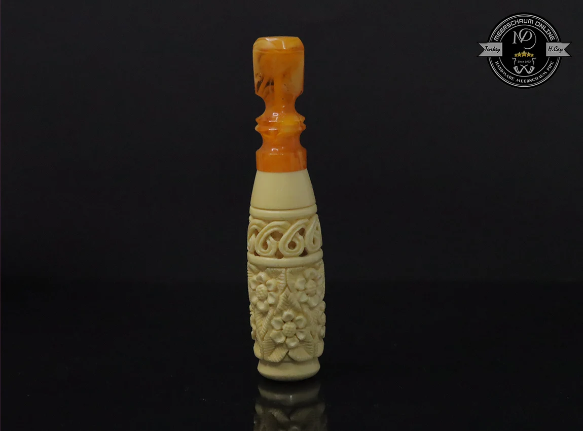 Handmade Block Meerschaum Cigarette Holder