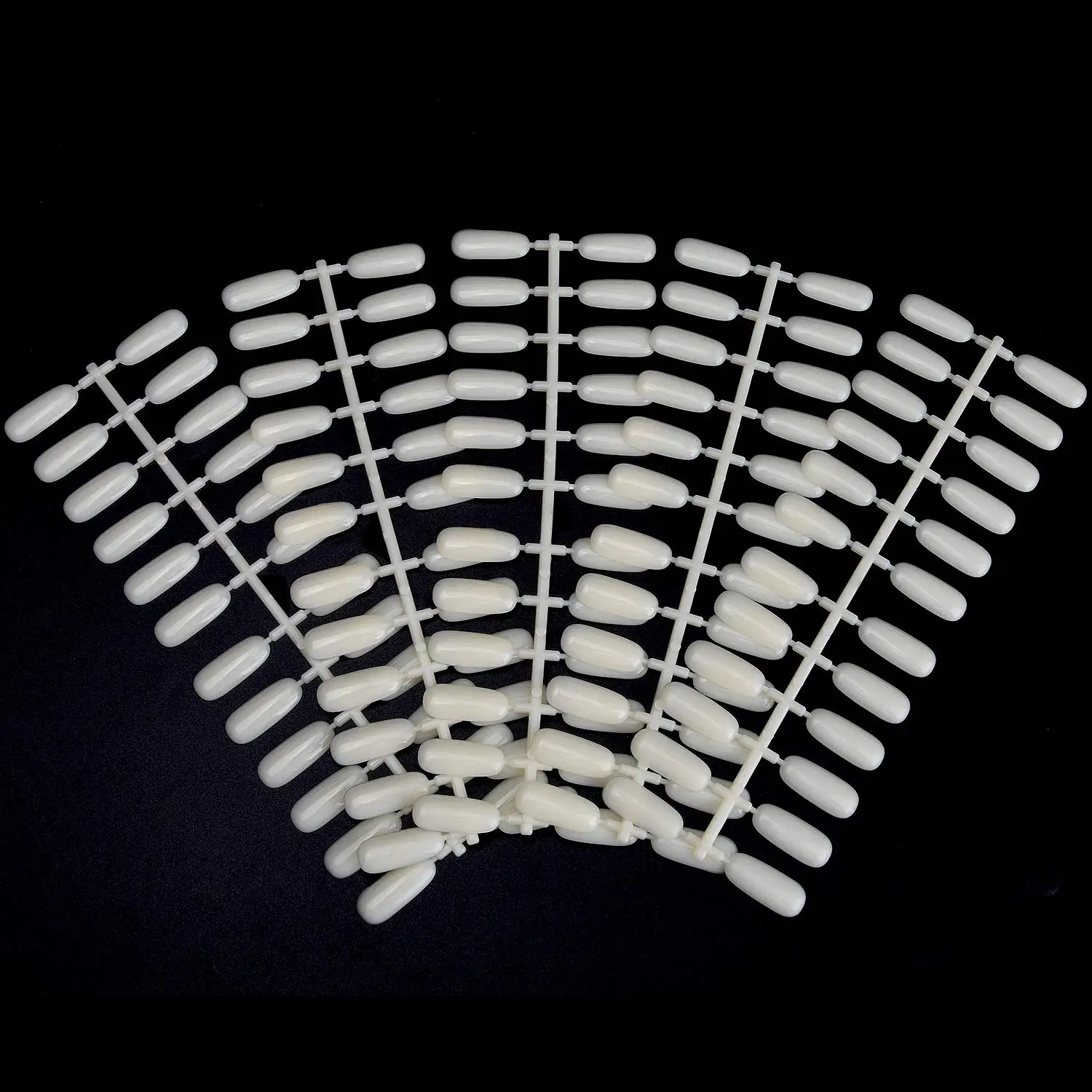 120 punte per unghie finte per esposizione dei colori delle unghie, punte per nail art finte per campioni di colori per unghie con smalto gel UV, campioni di organizzazione