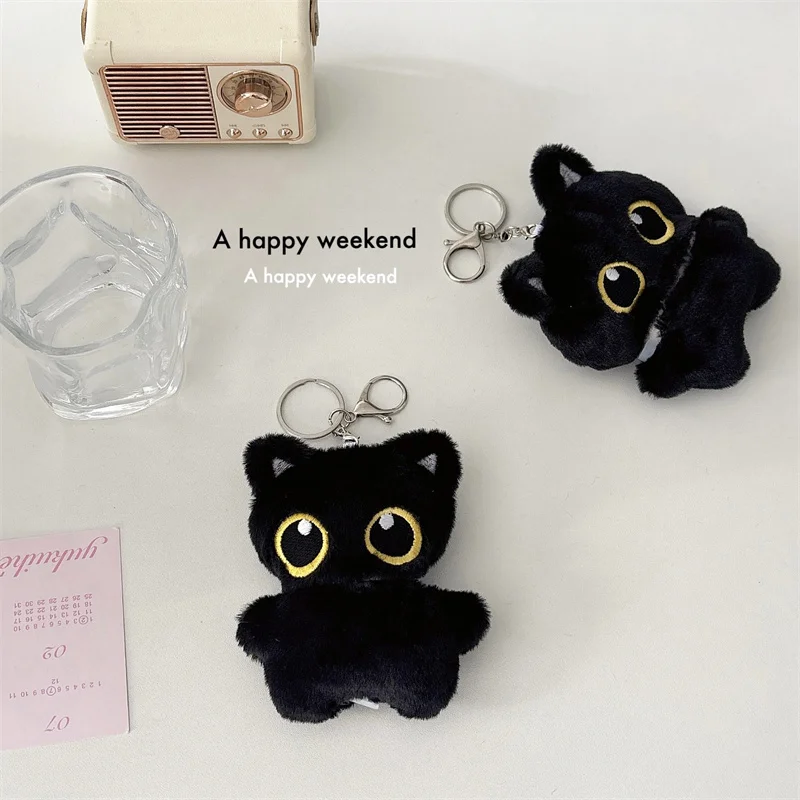 Cute Plush Kitten Headphone Case for Airpods Cartoon Fashion Furry Silicone Anti-Drop Earphone Case Big Eyes 4 3 2 1 Pro 2