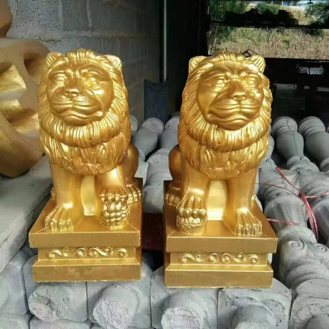 RZS03 Little Lion Shape Plastic ABS Cement Mould Concrete Mold Farmwork