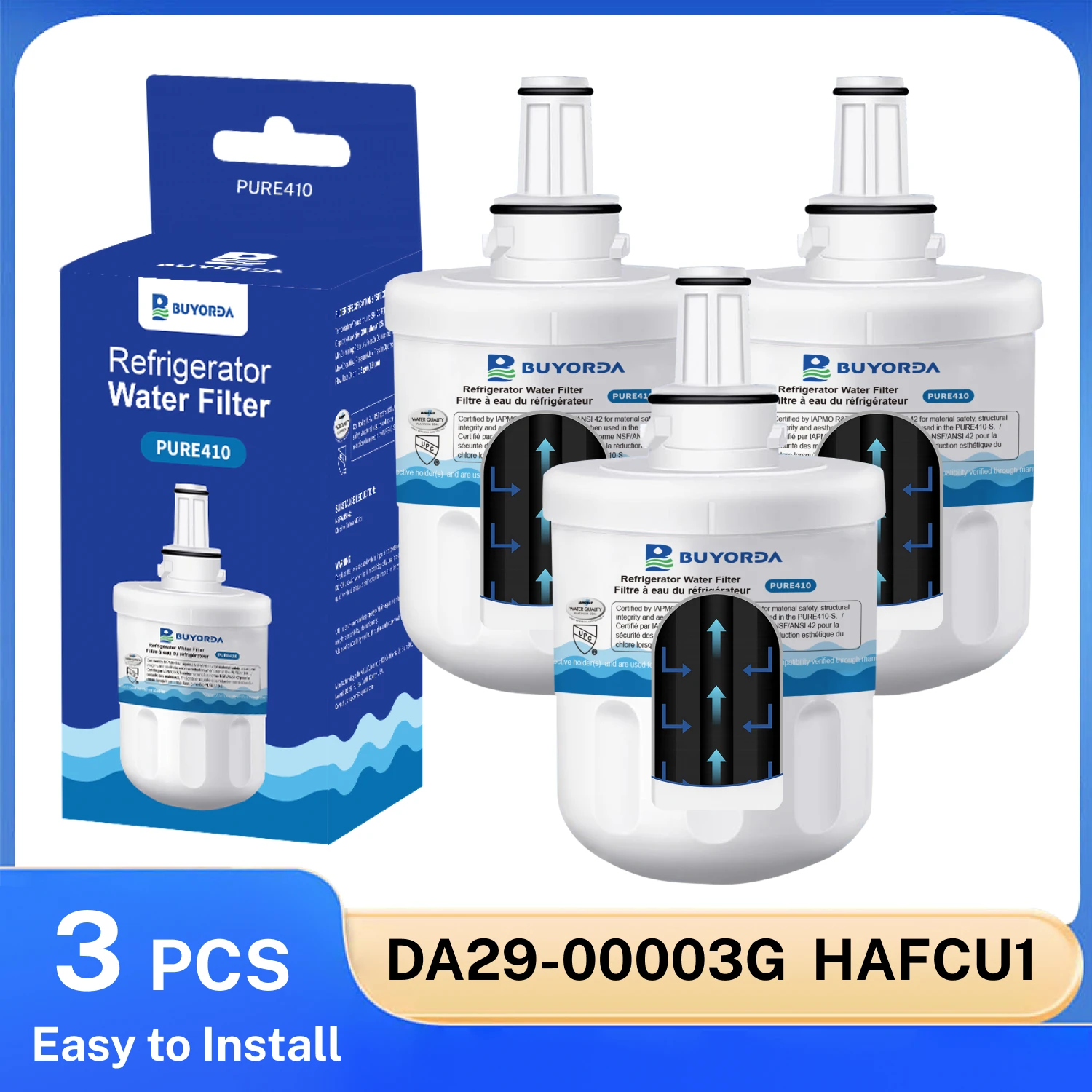 

DA29-00003G DA29-00003B DA2900003G Сменный фильтр для воды для холодильника, совместимый с моделями HAFCU1 HAFIN1/EXP для Samsung