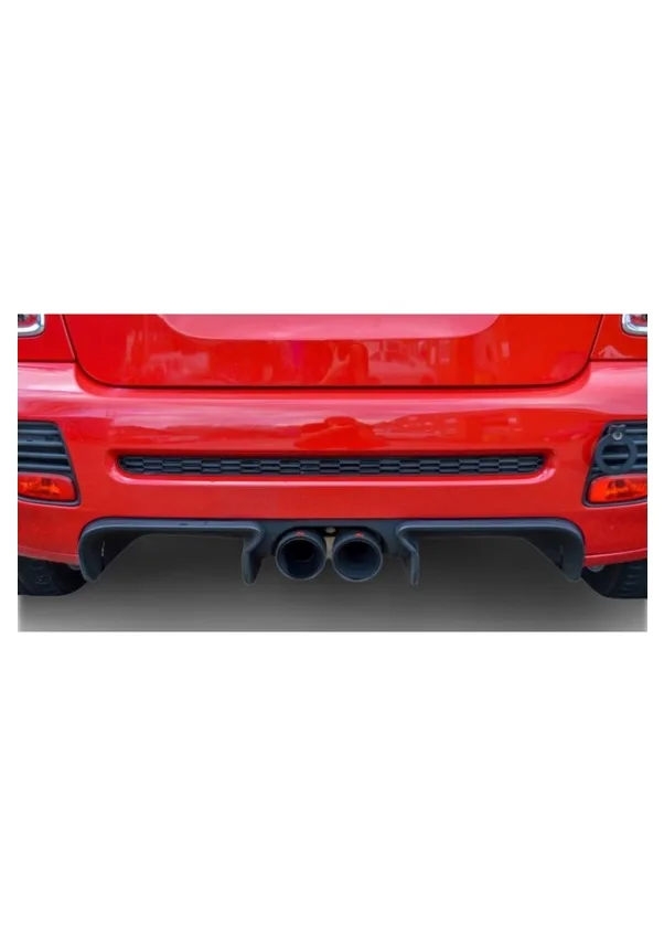 For Mini Cooper Gp2 (r56 R57 R58) Compatible Rear Bumper Diffuser (plastic) - Spoiler Side Skirts Chrome Mirror Cover Hood Auto