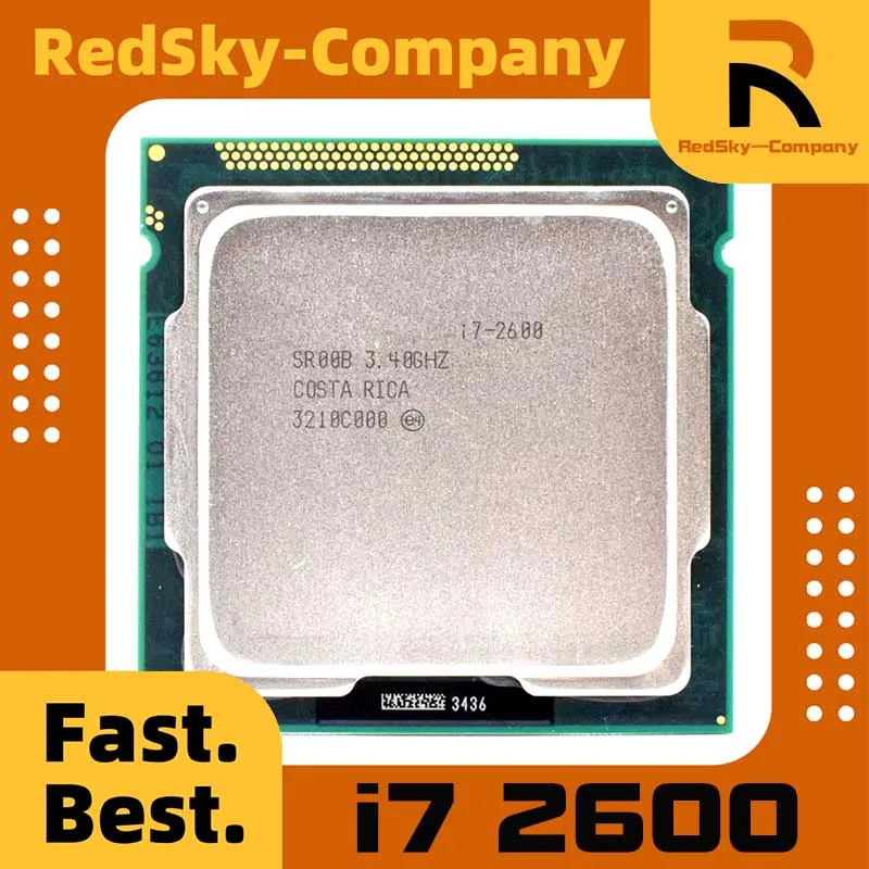 

Core i7 2600 3.4GHz 4 Core LGA 1155 cpu processor
