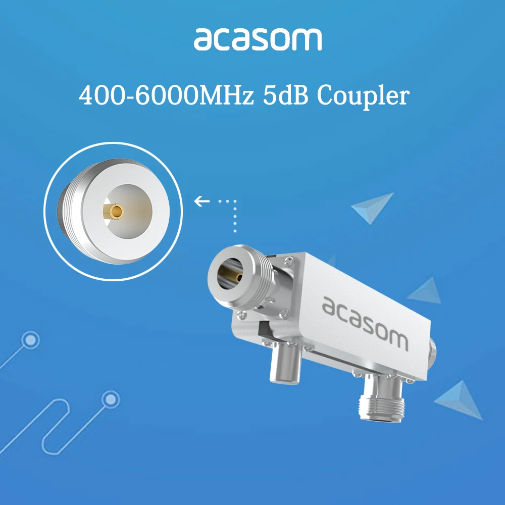 Imagem -03 - Acoplador Direcional de Wideband 5db de 400mhz a 6000mhz Avaliado à Linha de Microstrip do Conector de 20 Watts n