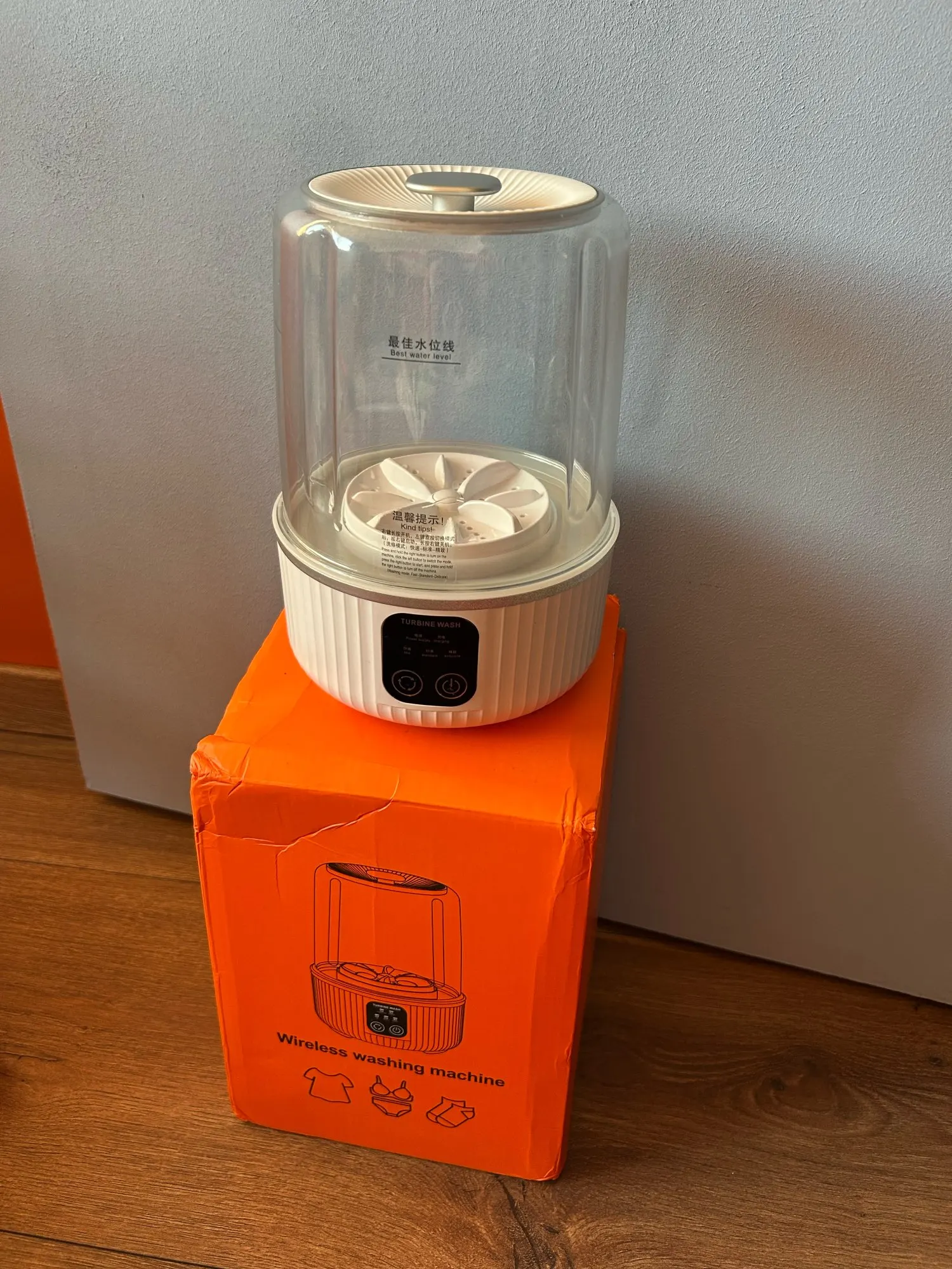 Mini Portable Washing Machine for Underwear Socks, USB Rechargeable Travel Washer Cup for Baby Clothes Makeup Puffs Dorm Home Us photo review