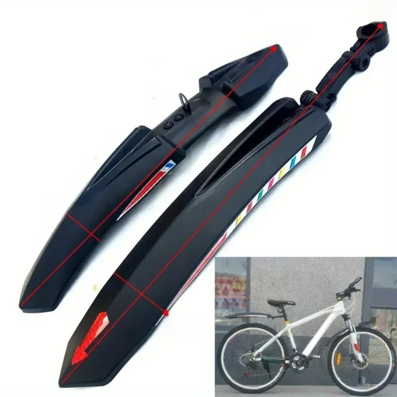 AliExpress 1 Set Bicycle Splash Fenders Set Mountain Road Bike Mudguard Front Rear MTB Mud Guard Wings for