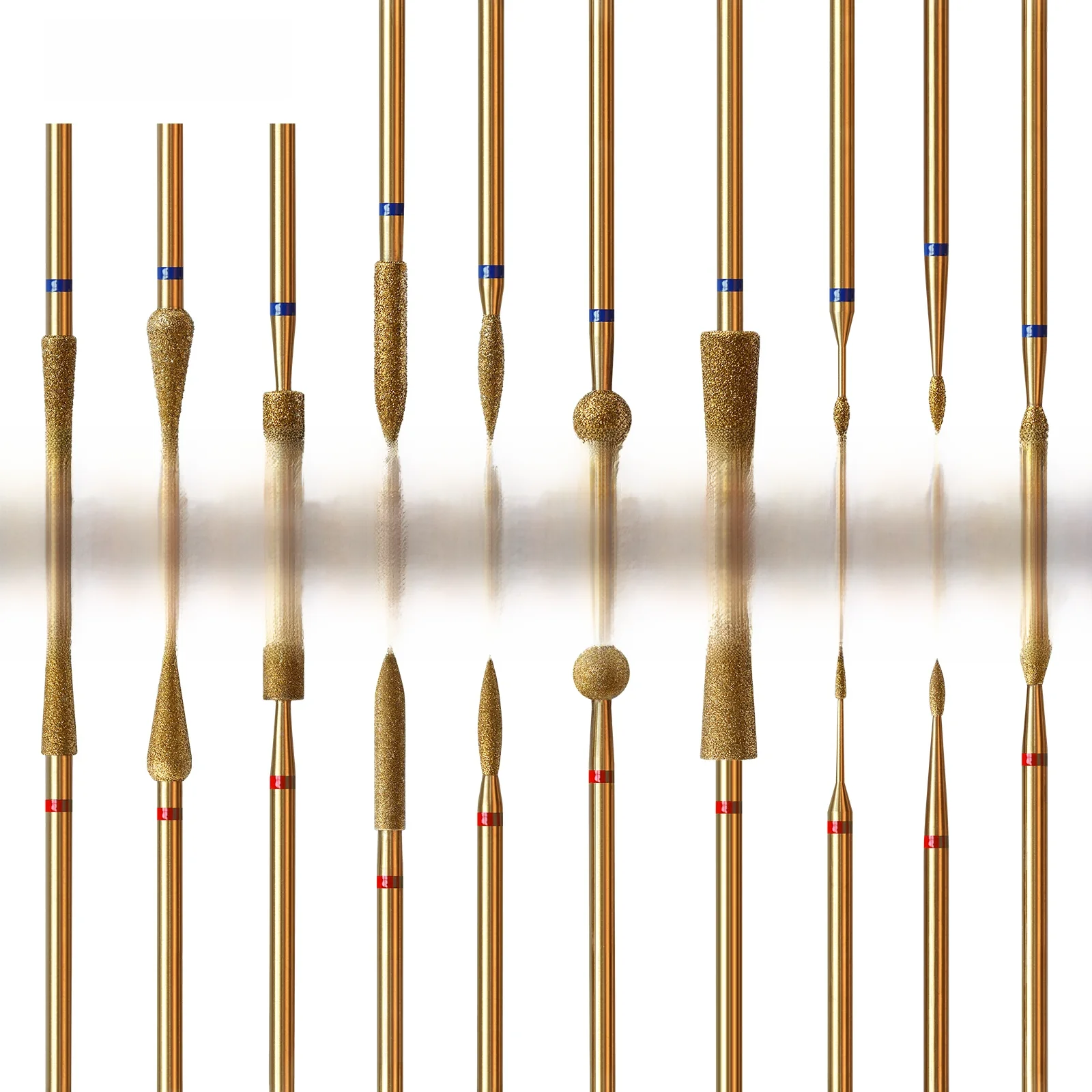 HYTOOS Foret à ongles propre pour cuticules, forets à ongles russes en titane, sécurité professionnelle sous le nettoyant pour cuticules et peaux mortes