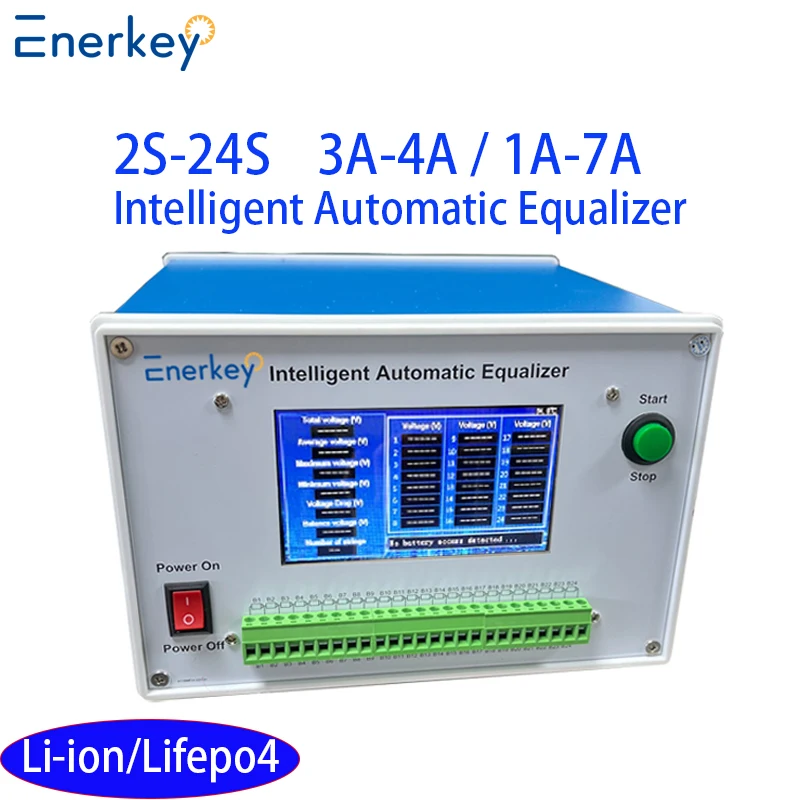 Enerkey 2s~24s 4A 7A Intelligent Automatic Equalizer/Discharge Balancer for Li-ion/Lifepo4 Battery Automatic Balancer Repair