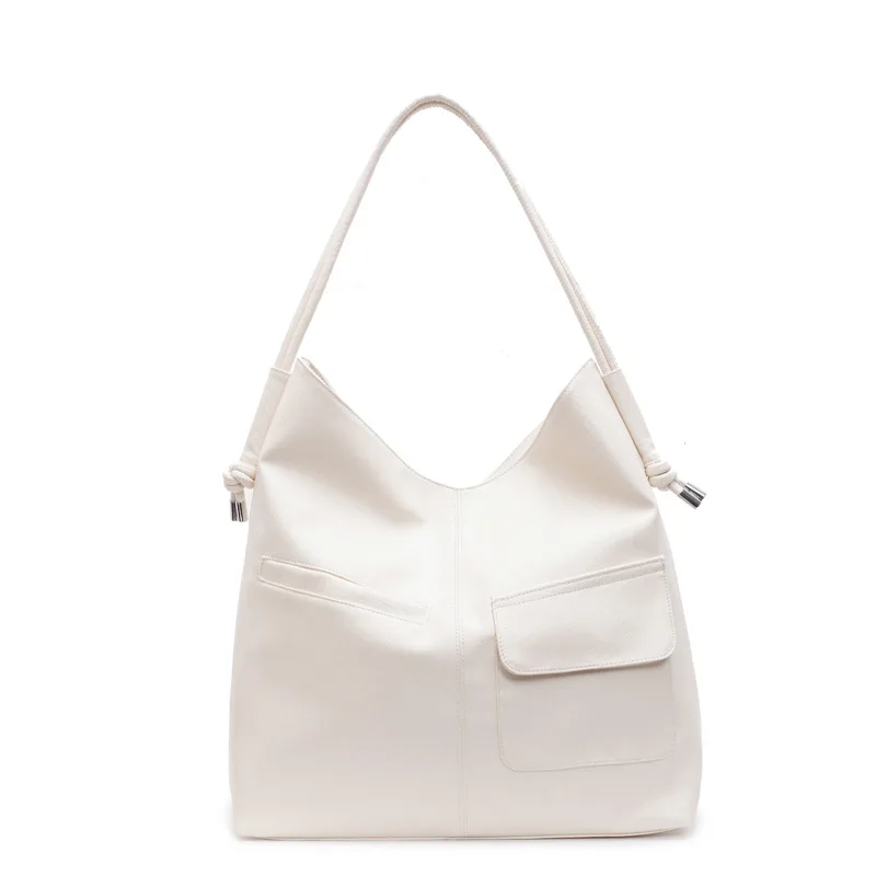 

2025 Fashion PU Tote Bag for Women – Korean Style Large Shoulder & Underarm Purse for Work or Daily Outfits
