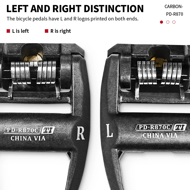 BUCKLOS Road Bike Pedals Self-locking Pedal Carbon Bicyle Clipless Pedal with Cleats Ultra-Light Nylon Professional Cycling Part