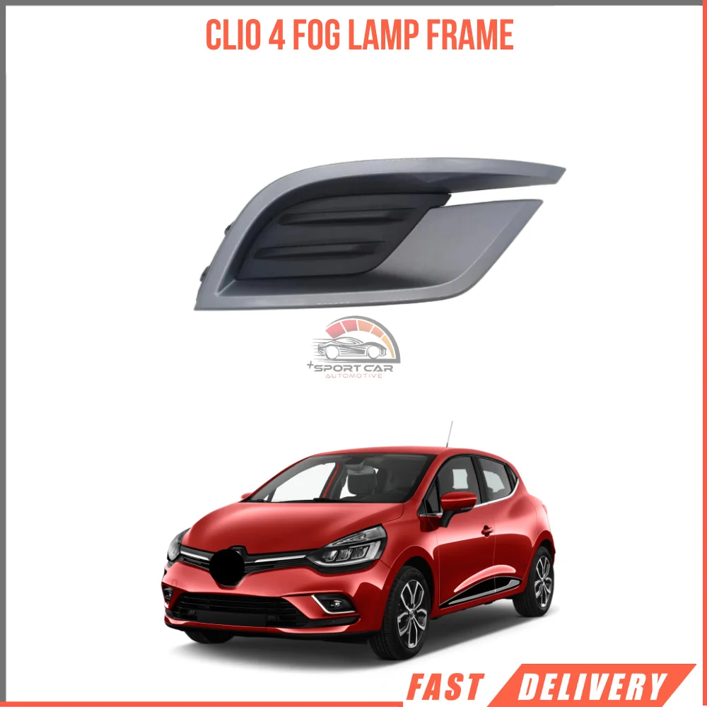 For Renault Clio IV GT line fog light frame left right gray color high quality fast shipping Oem 62087986R 6208634fog