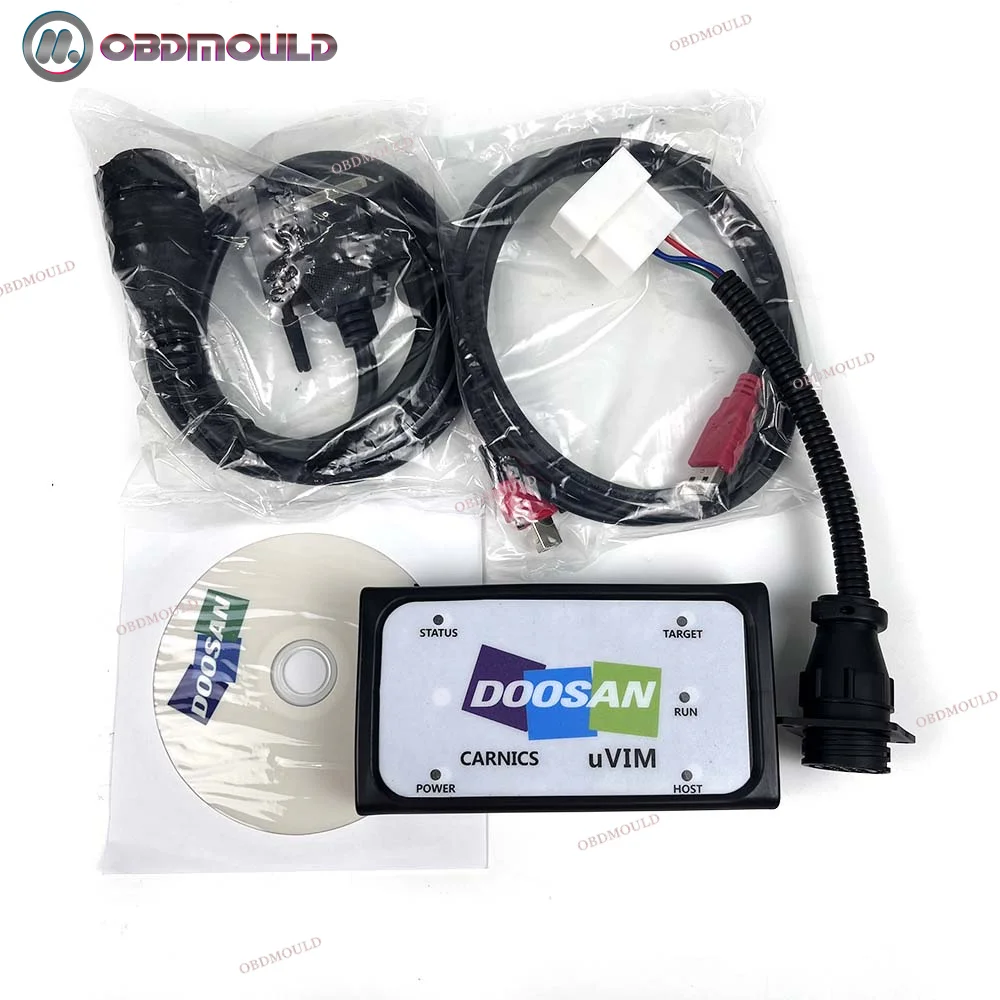 for Doosan UVM DMS-5 Excavator Forklift Engine Fault Detection DDT CARNICS SCR DPF DCUECUG2 Diagnostic Tool+CF C2 Laptop - view 6