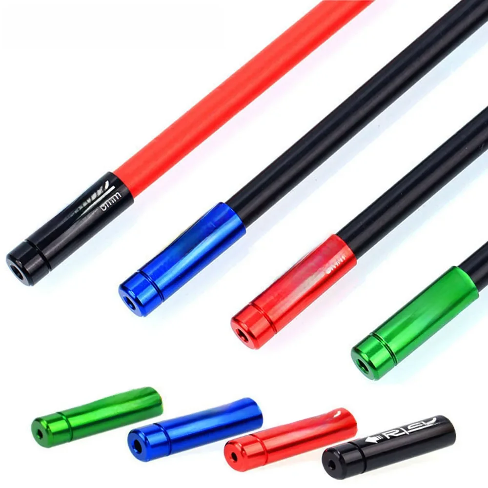 AliExpress RISK 10Pcs 4mm 5mm Bike Bicycle Aluminum Alloy Derailleur Shift Brake Cable End Cap Housing Ferrules Crimps Dust Cover Wire Tip