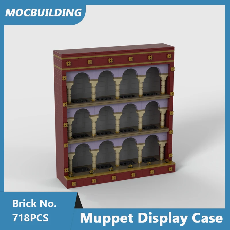 MOC Building Blocks Muppets Display Case Model Collection DIY Assembled Bricks Creative Educational Xmas Toys Gifts 718PCS