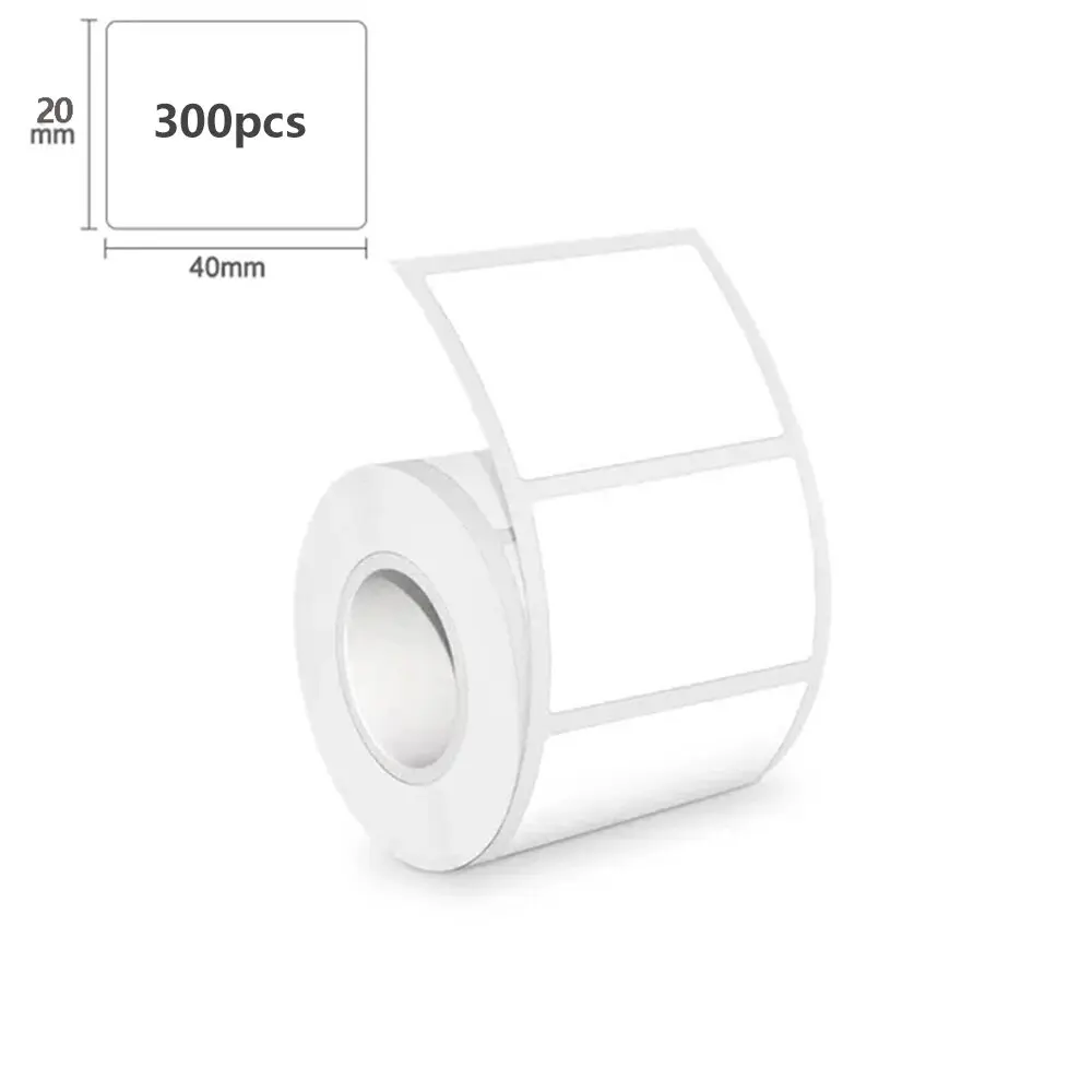 40x20MM Kompatibel mit Phomemo M110 M220 M200 Selbstklebendes Farblaser-Thermopapier, E210 P50 Detong P1 HPRT T20 MAKER