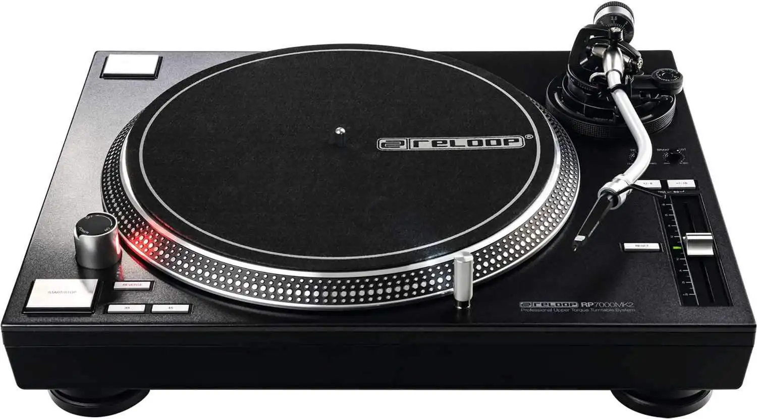 Welcome Deal Reloops-Direct Drive DJ Turntable, Black with Concorde Mix Needle, RP-7000 MK2