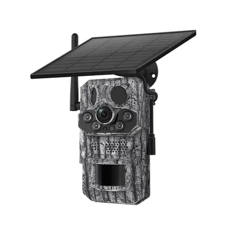 INQMEGA4G 2K 5MP PIR Motion Activated  Trigger Time Night Vision IP66 Hunting Trail Wildlife Battery Solar Camera Forest