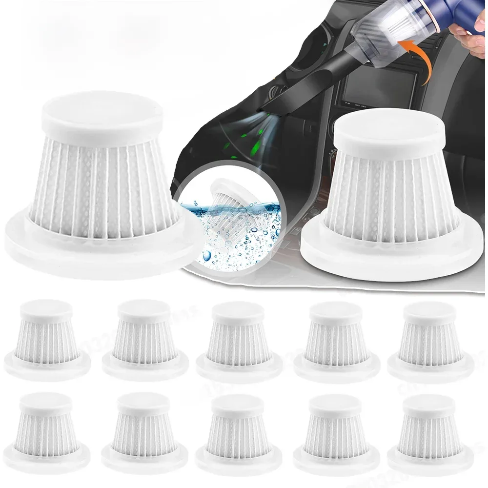 Pièces de filtre Hepa pour aspirateur sans fil, accessoires de filtre de remplacement, maison et voiture, 152 déterminer, 5 pièces, 10 pièces