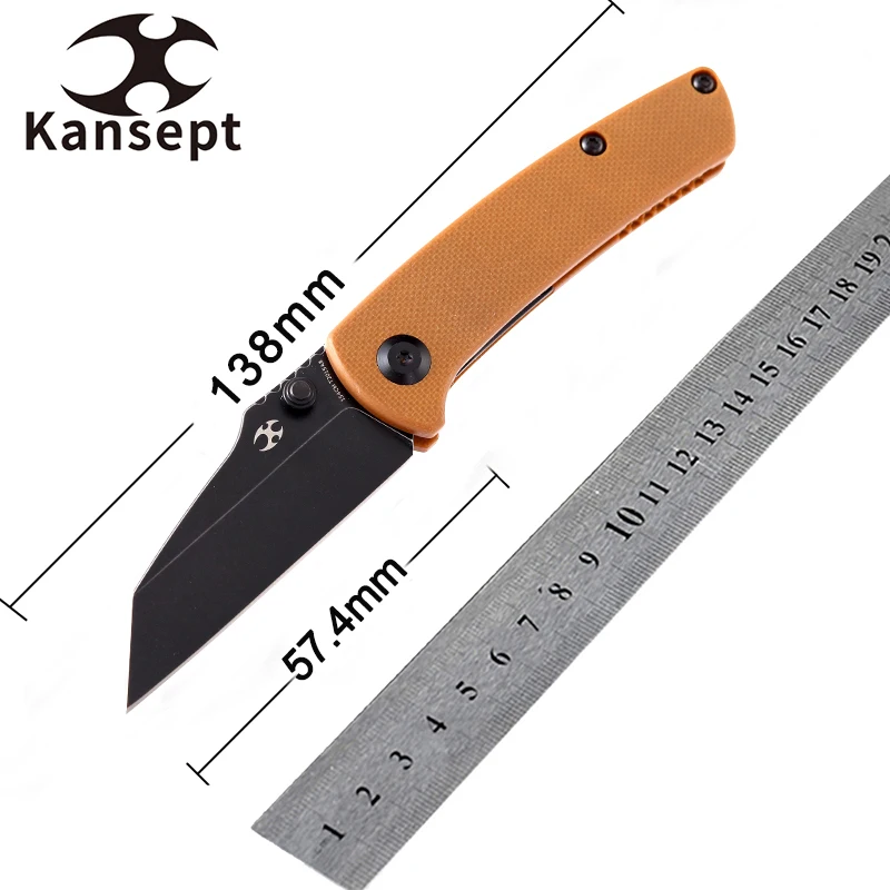 

Kansept Little Main Street T2015A8 154CM Blade with Brown G10 Handle Dirk Pinkerton Designed Outdoor Camping Tools