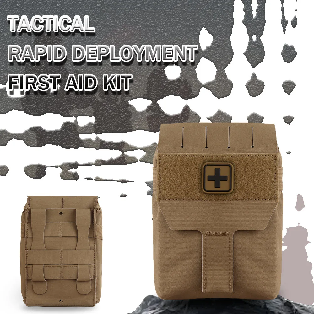 

Tactical Micro Med Kit Medical Pouch Molle Bag for Trauma First Aid for Hiking and Camping Emergency Life-saving Equipment