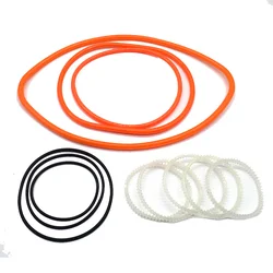 Red Rubber Roller Belt Black Sealing Ring Dentate Strip Conveyor Belt forJewelry Rotary Tumbler KT6808/KT2000/KT3010 Accessories