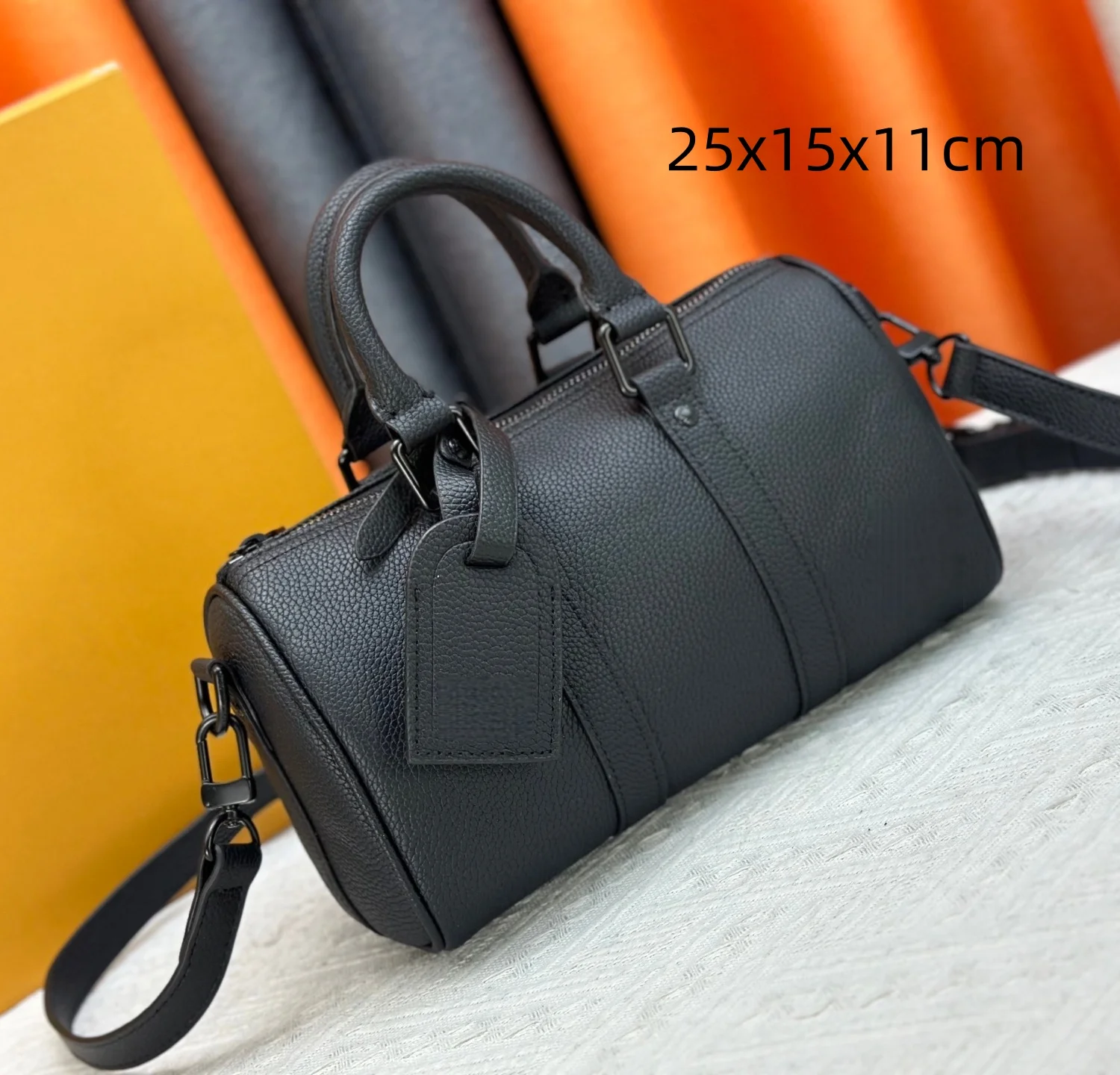 

2025 Women's Litchi Pattern Handbag 25x15x11CM New Multifunctional Handbag Detachable Shoulder Strap Flexible Carrying No Box