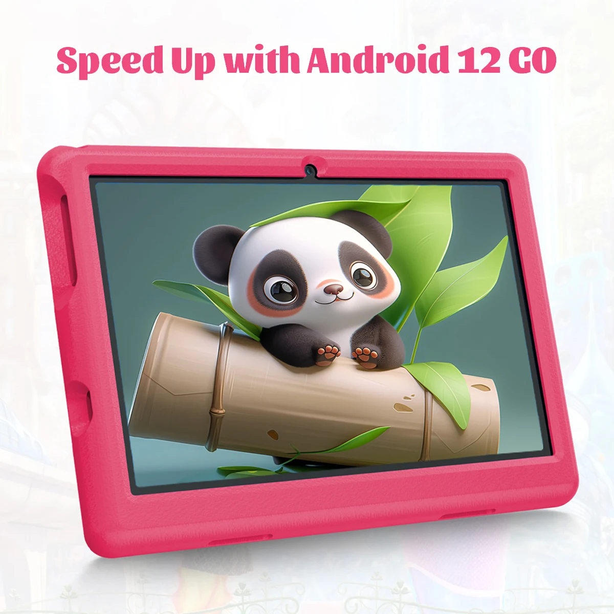 KT1006 tableta para niños de 10,1 pulgadas 6GB RAM + 64GB ROM + 128GB SD ampliar 5000mAh HD cámara Dual con Control Parental regalo para niños