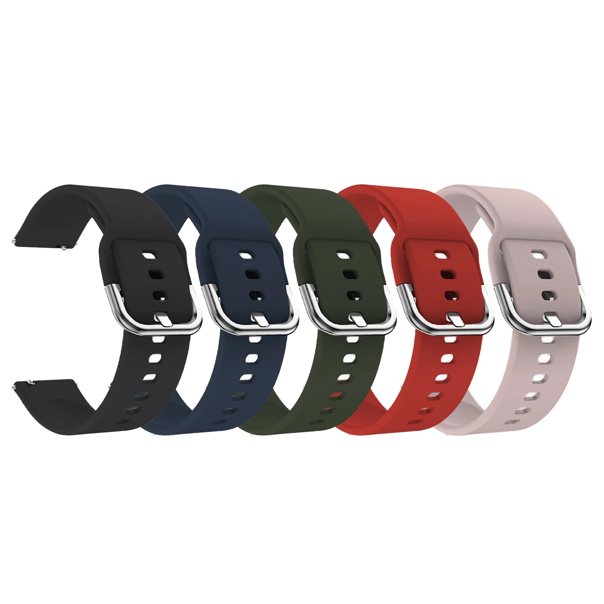 Todotumovil silicone strap 20mm and 22mm, compatible with Xiaomi Mi Watch/Xiaomi Watch S1/Xiaomi Watch S1 Active/Xiaomi Mi Watch/Gear S2/ Active 2/3 soft silicone adjustable