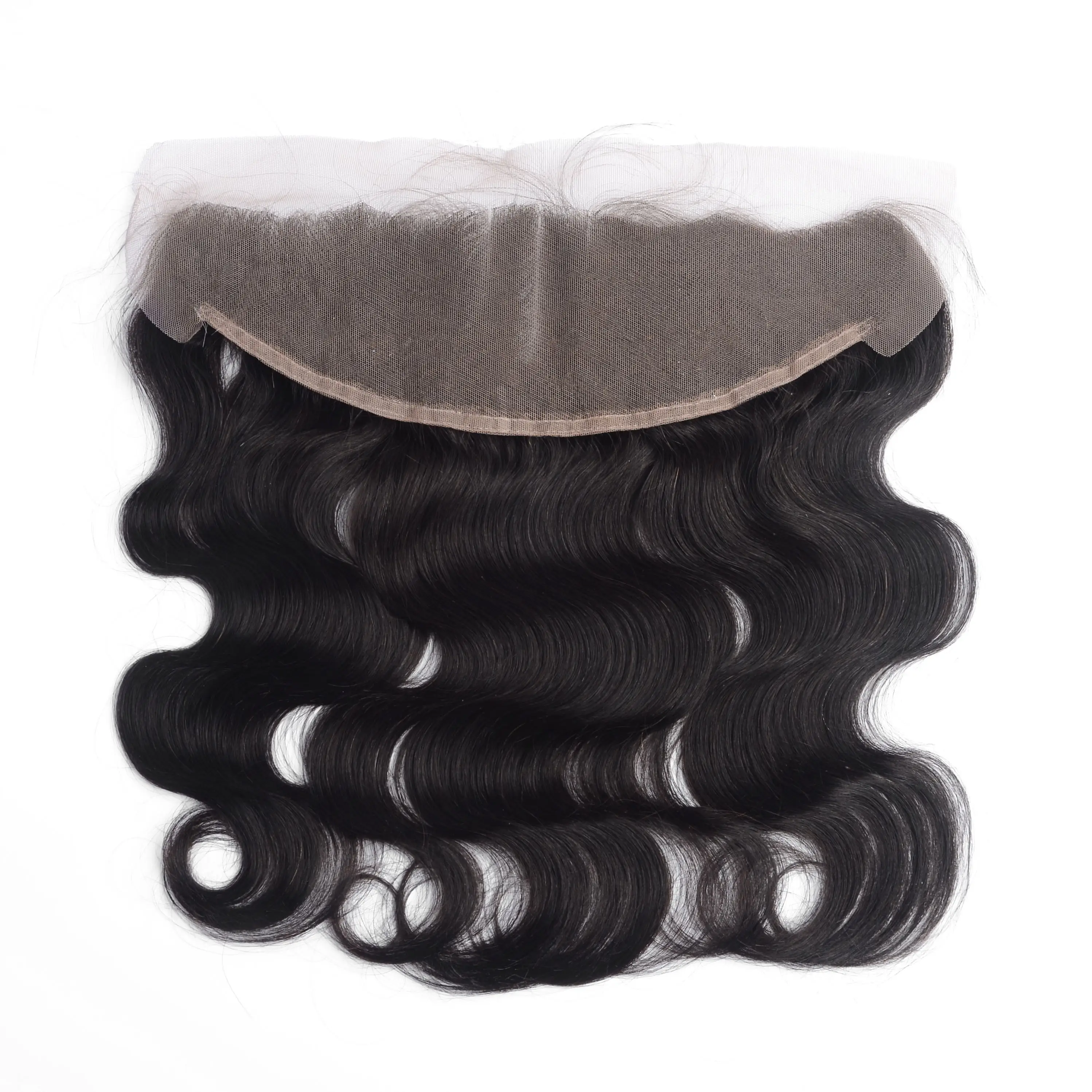 SKINLIKE Echthaar HD Lace Frontal Melt Skins Gerade Unsichtbare HD Lace Closure, Tiefwelle, Kinky Curly, Wasserwelle – Detail 11