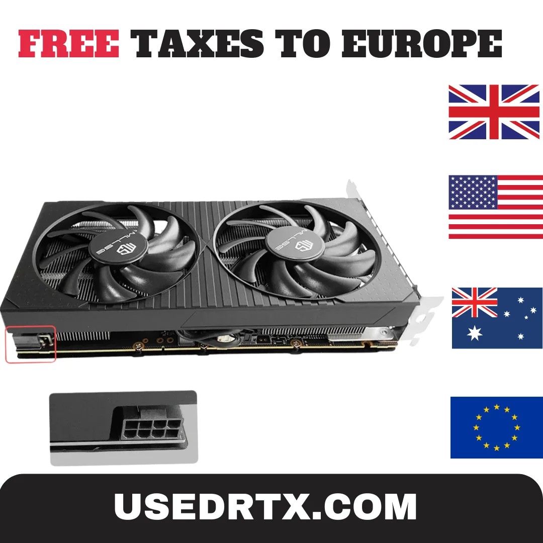 USED  RTX 3060Ti 8GB Graphics Card GDDR6 256Bit PCI Express 4.0 ×16 8Pin NVIDIA GPU Rtx 3060Ti Gaming Video Card Placa De Video