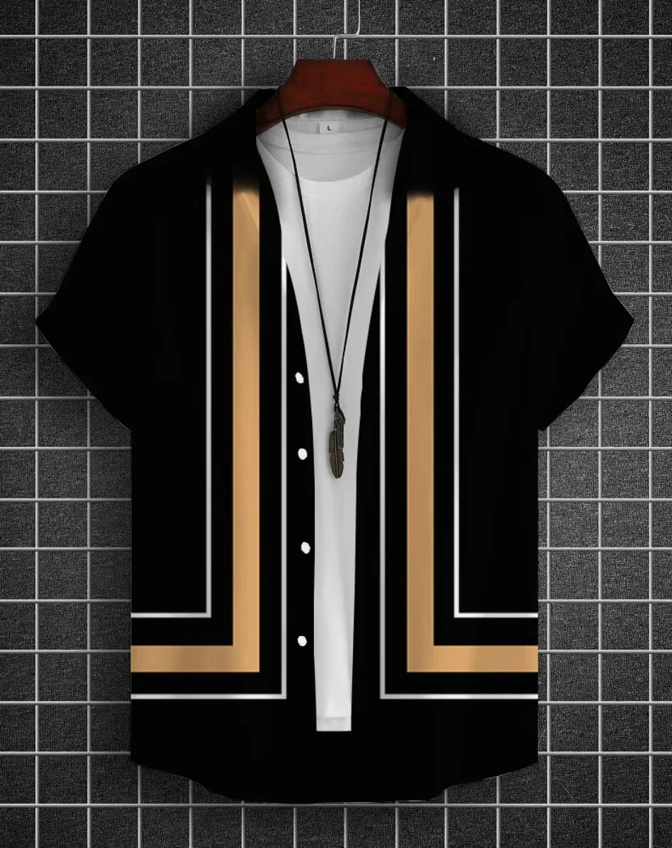 남성 하와이 해변 휴가 캐주얼 셔츠 여름 패션 반팔 스트라이프 프린트 느슨한 streetwear funny floral frete 무료